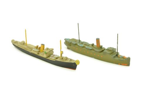 Konvolut 2 Schiffe (um 1950)