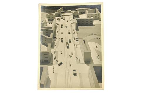 Wiking-Werksfoto "Straßenszene" (um 1948)