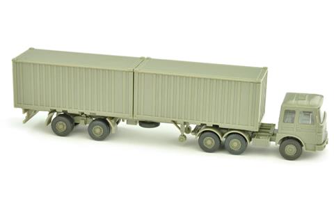 Container-LKW MAN 22.321, zementgrau