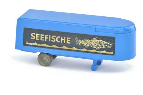 Auflieger für Sattelzug "Seefische", himmelblau