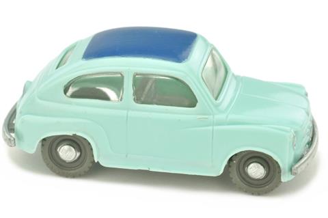 SIKU - (V 49) Fiat 600, wässrigblau/blau