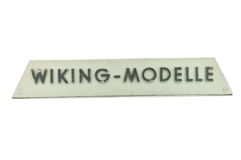 Kunststoffschild Wiking-Modelle, anthrazit