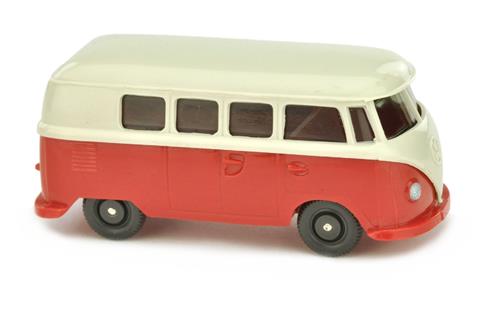 VW T1 Bus (alt), perlweiß/rot