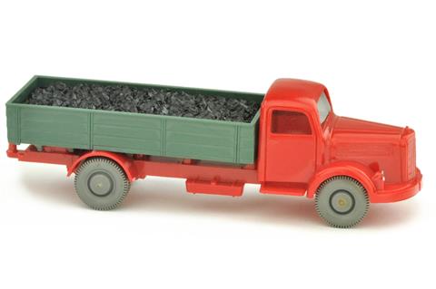 MB 3500 Kohlenwagen, rot/graugrün