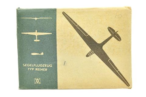 Segelflugzeug Typ Reiher (in Papiertüte)