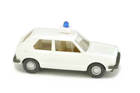 Polizeiwagen VW Golf I, weiß