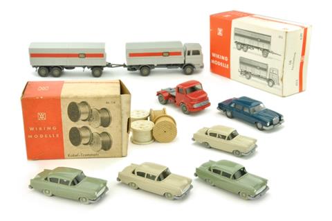 Konvolut 8 Modelle der 1960er Jahre