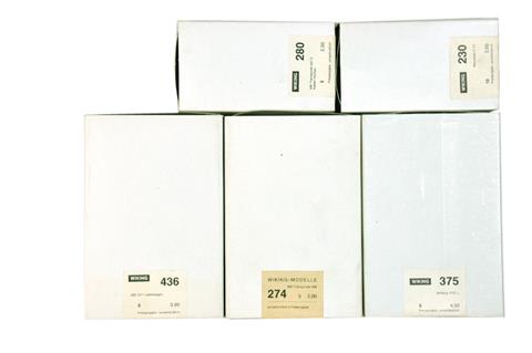 Konvolut 5 ungeöffnete Händlerkartons (um 1982)