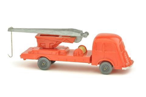 Kranwagen Fiat, orangerot