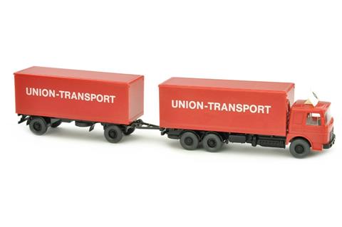 Union-Transport - Koffer-Lastzug MAN-Büssing