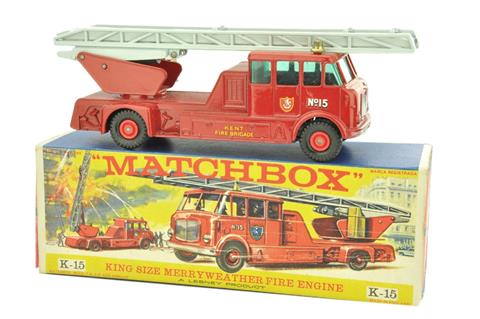 Matchbox - (K-15) Merryweather Fire Engine