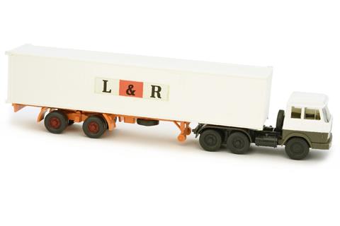L & R/A - Container-Sattelzug (Alucontainer)