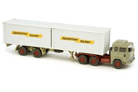 Keller/1 - Container-Sattelzug Magirus 235 D