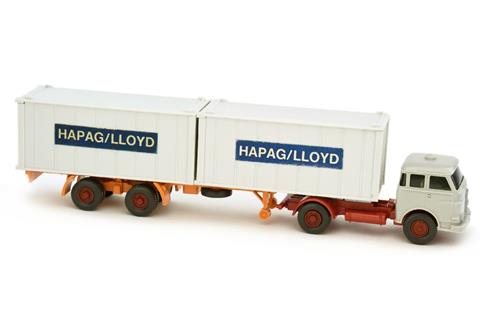 Hapag-Lloyd/1E - MAN 10.230, achatgrau/rot