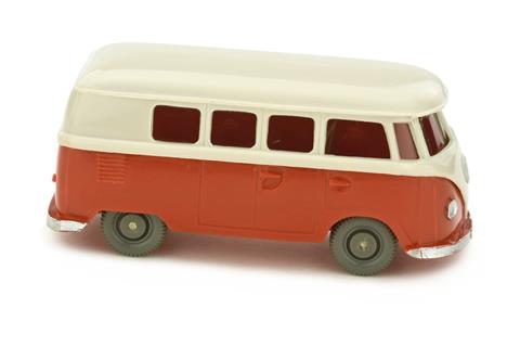 VW T1 Bus (alt), braunweiß/orangerot