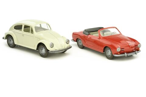 Konvolut 2 VW-PKW der 1960er Jahre
