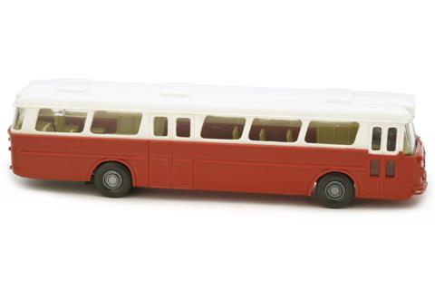 Autobus Senator, weiß/rot