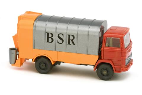 Müllwagen MB 1317 BSR, misch-rot