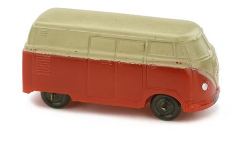 Märklin - VW T1 Kasten, dunkelbeige/rot