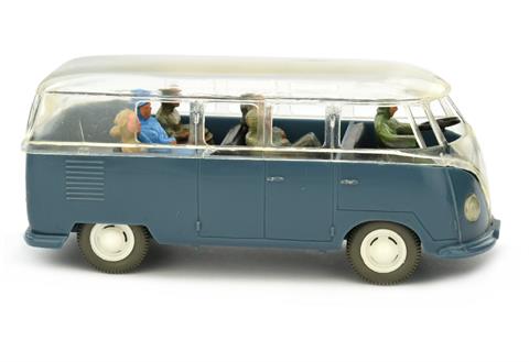 VW Bus (Typ 2), transparent/mattgraublau (2.Wahl)