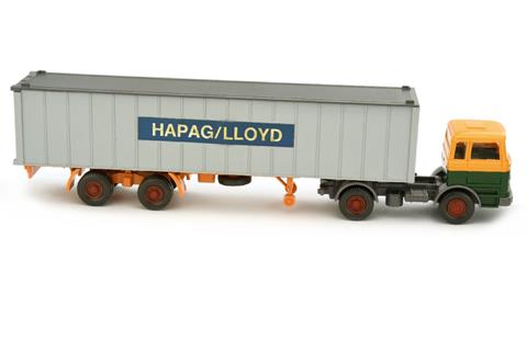 Hapag-Lloyd/2BL - MB 1620, h'orangegelb/laubgrün