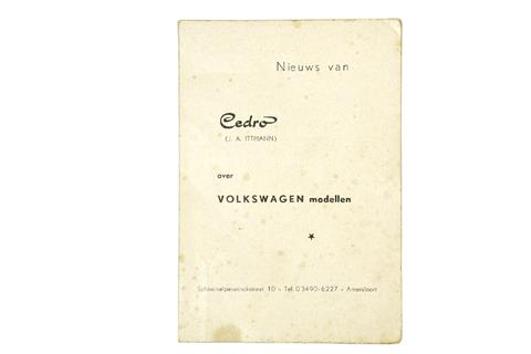 Niederländische "1:40-Preisliste" (um 1956)
