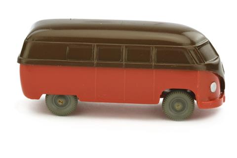 VW T1 Bus (Typ 3), schokobraun/rot