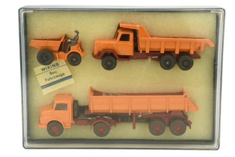 Geschenkpackung Baufahrzeuge (um 1974)
