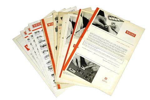 Konvolut 21 Druckerzeugnisse (1963 bis 85)