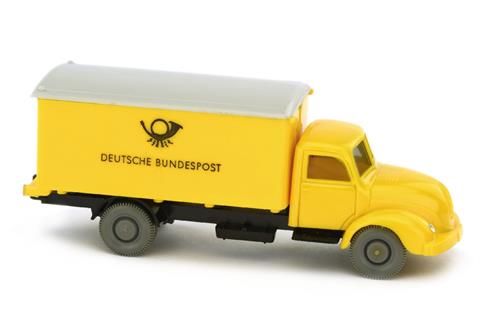 Postwagen Magirus Bundespost, gelb/schwarz