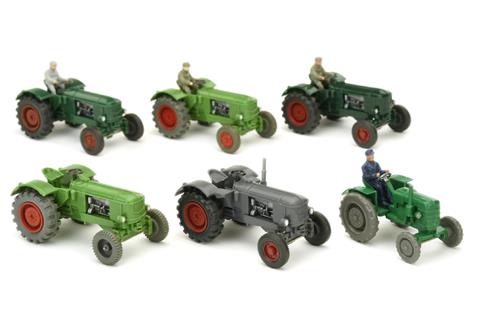 Konvolut 5+1 Traktoren der 1960er/70er Jahre