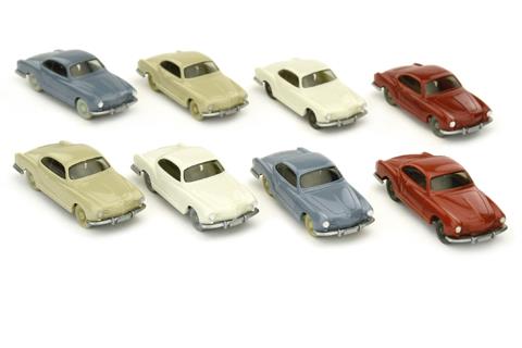 Konvolut 8 VW Karmann Ghia der 1960er Jahre