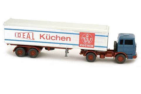 Ideal Küchen/1 - Koffer-Sattelzug MB 1620
