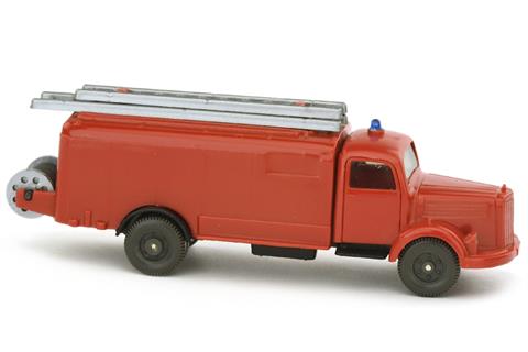 Spritzenwagen MB 3500, rot/schwarz (ein Blaulicht)