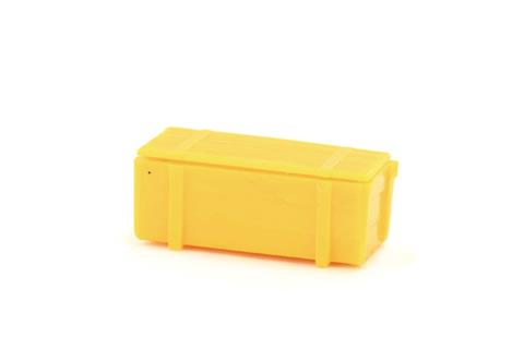 Große Kiste mit abnehmbarem Deckel (Typ 1), gelb