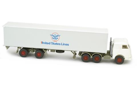 Container-LKW US United States Lines