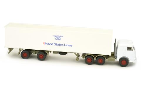 Container-LKW US United States Lines