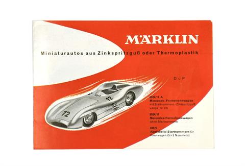 Märklin - Preisliste zur Serie 8000 (um 1956)