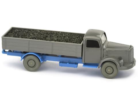 Kohlenwagen MB 3500, basaltgrau/himmelblau