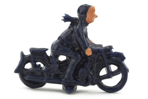 Motorradfahrer, nachtblau