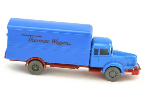 Thermos-Wagen Krupp, himmelblau/rot