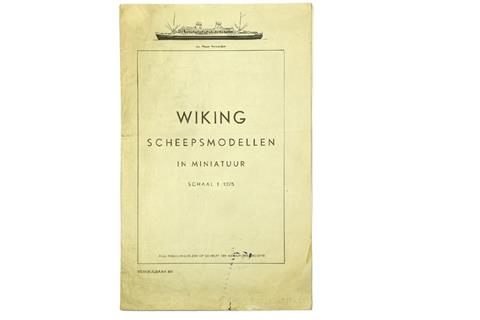 Schiffs-Preisliste (um 1938, für Niederlande)