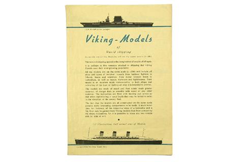 Schiffs-Preisliste (um 1939, für USA)