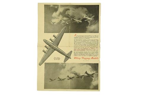 Flugzeug-Preisliste (um 1941)