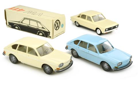 Cursor - Konvolut 3 VW-PKW der 1970er Jahre