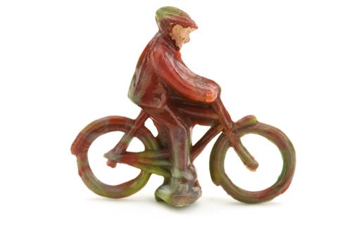 Radfahrer (männlich), misch-rot