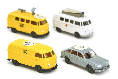 Konvolut 4 VW-Fahrzeuge der 1960er Jahre