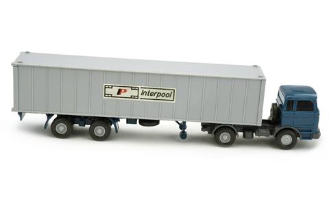 Interpool/1B - 40ft-Container-Sattelzug MB 1620