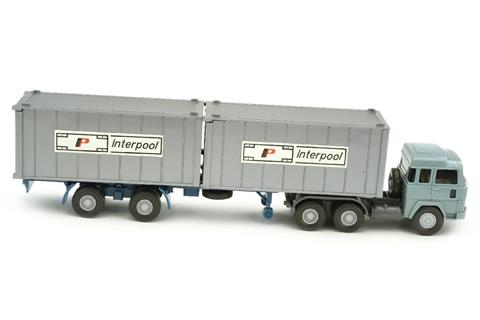Interpool/1A - Container-Sattelzug Magirus 235 D