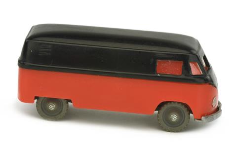 SIKU - (V 17) VW Kasten, schwarz/orangerot (2.Wahl)
